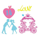 6pcs DIY Valentine's Day Cutting Dies Scrapbooking Embossing Metal Stencils