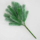5Pcs 16 Fork Pine Needle Branch Artificial Christmas Tree Home Decor Plant Decor