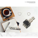 10 Pcs 9-pin 3PDT Guitar effects Self-locking Button switch J3O8