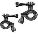 2x Rotatable Adjustable Motor Cycle Holder Cradle for Sports Cameras Clamp