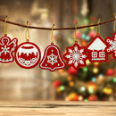 10pcs DIY Special Shaped Diamond Painting Christmas Tree Pendants Decor