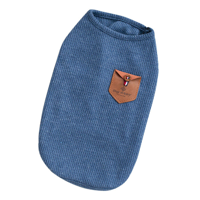 2PCs Korean Style Pet Puppy Dog Cat Pet Clothes Dress Vest T Shirt L