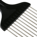 Stainless Steel Salon Hair Cutting Styling Hairdressing Barbers Brush Comb