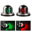 One Pair Marine Boat Yacht Light 12V Stainless Steel Led Bow Navigation Lig V3S1