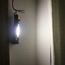 Portable Spotlight Led Flashlight Usb Work Light Rechargeable Magnetic Hang