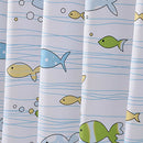 Fresh Fish Printed Pattern ,Mildew Proof and Waterproof Polyester Fabric Sh
