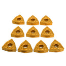 10Pcs WNMG0804 Inserts + Wrench With WWLNR1616H08 Lathe Turning Tool Holder