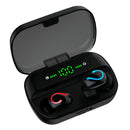 Q65 TWS Wireless Bluetoooth Headphone 8D surround Sound Headset LED Display