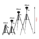 Cell Phone Tripod Selfie Stick with Bluetooth Remote for Gopro DSLR Camera
