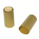 100x PVC Heat Shrink Capsules Covers for Home Brew Wine Bottles 30mm Golden