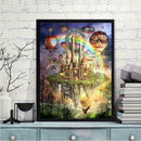 5D DIY Rainbow Castle Full Drill Diamond Painting Embroid Cross Stitch Kit
