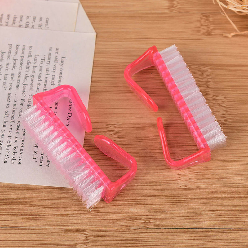 1Pc Pro Acrylic Nail Clean Cleaning Brush Finger Nail Art Tools Kit GwJ Gn