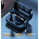 M9 Stylish Wireless Earbuds Bluetooth5.1 Stereo Automatically Pair for Gym