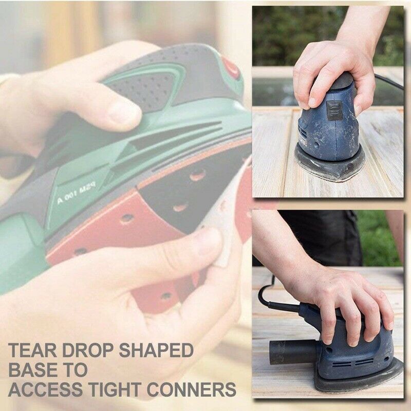 72 pieces of reddish brown sandpaper S4W8