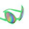 Novelty Alien Party Glasses Fancy Dress Costume Green Frame Colorful Lens