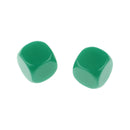 50 Pieces Opaque Blank Dice D6 for D&D RPG MTG Party Games Orange + Green
