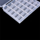 25 Cell Empty Bobbins Spools Box Sewing Machine Case Organizer Storage HS