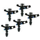 5 Pieces Outdoor Automatic Garden Water Sprinklers, 360 Degree Rotating Sprayer
