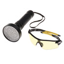 100LED UV BlackLight UV Flashlight for Pet Dog Cat Stains, Scorpions