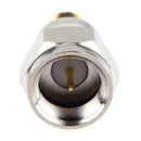 2pcs RF Coaxial Coax Adapter F Male to SMA Female Connector