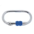 25KN Rock Climbing Mountaineering Rappelling Screw Lock Clip Hook Carabiner