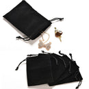 2X Jewelry Bag Black Velvet Necklace Ring Earrings Storage Bag Display BagesR3C