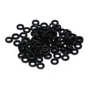 100Pcs Hunting Rubber O Ring Black Washer Flights Darts Arrow Tips AccessoriesOZ