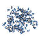 100 Pieces of 50K 503 Ohm Breadboard Trimmer Trimpot Potentiometer Blue