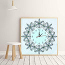 DIY Flower Special Shaped Diamond Painting Embroidery Wall Clock Home Decor