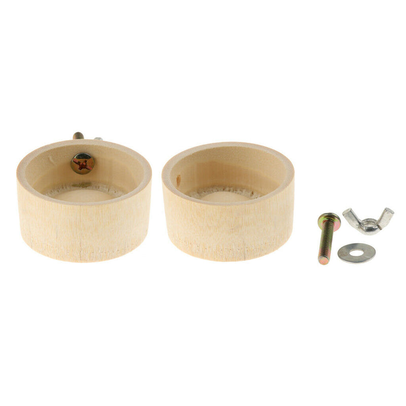 2pcs Bamboo Feeder To Hamster/Chinchillas/Guinea
