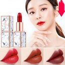 Macfee Brand Makeup White Jade Marble Matte Lipsticks Waterproof Long Lasti