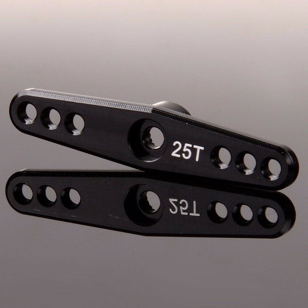 25T Steering Servo Arm Horn Metal Full Throttle Parts Double Steering Arm f E4H6