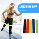 5pcs 600x50mm Yoga Resistance Bands Elastic Rubber Loops Fitness Equipment