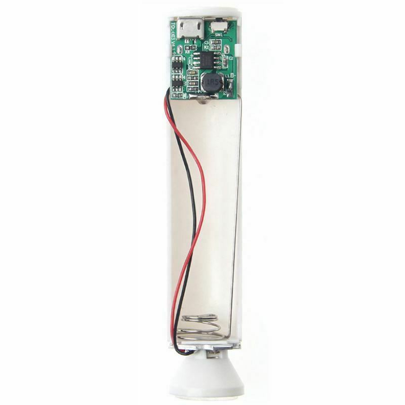 Single USB Port 1x 18650 Battery DIY Holder Power Bank Case Box 3 Mode FlashT4A1