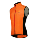 Unisex Reflective Bike Cycling Windproof Vest Running Sports Coat XL Orange