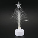 Colorful Fiber Optic LED Glowing Christmas Tree with A Top Star & Suction C