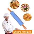 Non-Stick Rolling Pin Baking Cake Pastry Pie Dough DIY kitchen Supplies Hom S3Z4