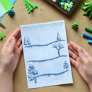 Tree Pattern Plastic Embossing Template DIY Scrapbooking Paper Cutting Dies
