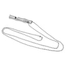 Emergency Survival Stainless Steel Whistle with Lanyard,Suitable for Hiking