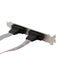 2-Port Serial RS232 DB9 Male COM Port to IDC 10pin Cable w/ Bracket
