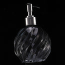 Glass Soap & Lotion Dispenser with Rust Proof Stainless Steel Pump, Refilla