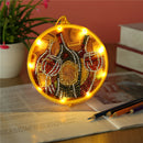 Wine Bottle 5D Diamond Painting LED Light Full Drill For Home Decor w/ Tassel