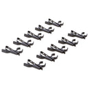 20Pack Portable Microphone Lapel Tie Lavalier Mic Metal Clip Holder 8/12mm