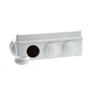 White ABS IP65 Waterproof EnClosure Junction Box 200mmx155mmx80mm B3W7
