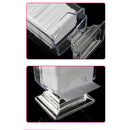 Nail Art Polish Remover Cotton Pad Wipe Holder Container Makeup Pad Box