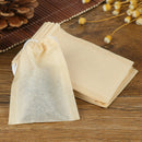 100X Empty Paper Tea Bags Filter Drawstring Teabags for Herb Loose Tea-PNBX