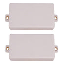 5 Pcs Sealed Plastic Pickup Cover for Electric Guitar Accessory - White