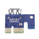Ver008C 6Pin Pci-E 1X To 16X Riser Card Extender Usb 3.0 Cable For Mining