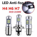 H4 Motorcycle 3030 21SMD Led Headlight Head Light Lamp Bulb 1200LM White 21 U6M1
