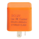 Motorcycle Motorbike 2 Pin 12V Speed Adjustable LED Indicator Flasher Relay